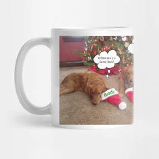 Brady and Rex at Christmas Mug